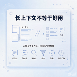 长上下文不等于好用：企业为什么不应无限往 Prompt 里塞资料？
